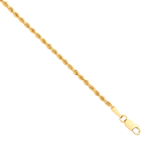9ct gold rope elegant style chain