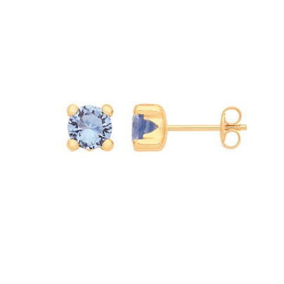 9ct Gold CZ Studs