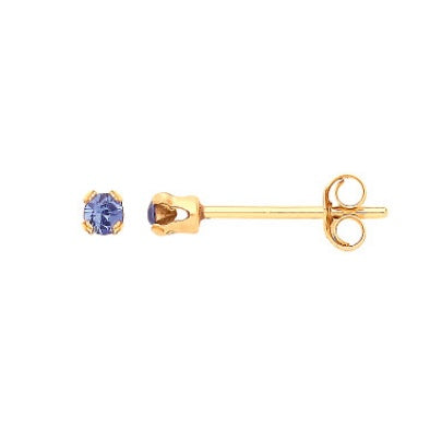 9ct Gold CZ Studs