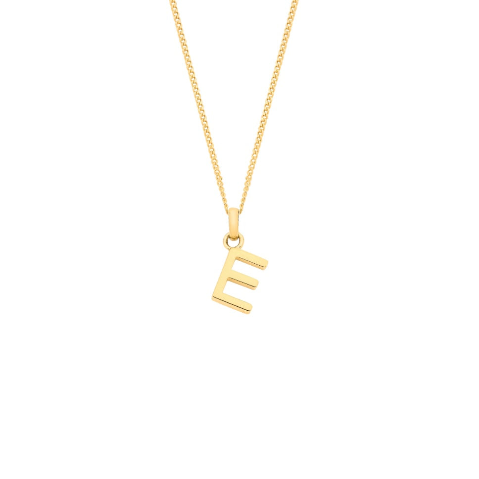 9ct initial necklace