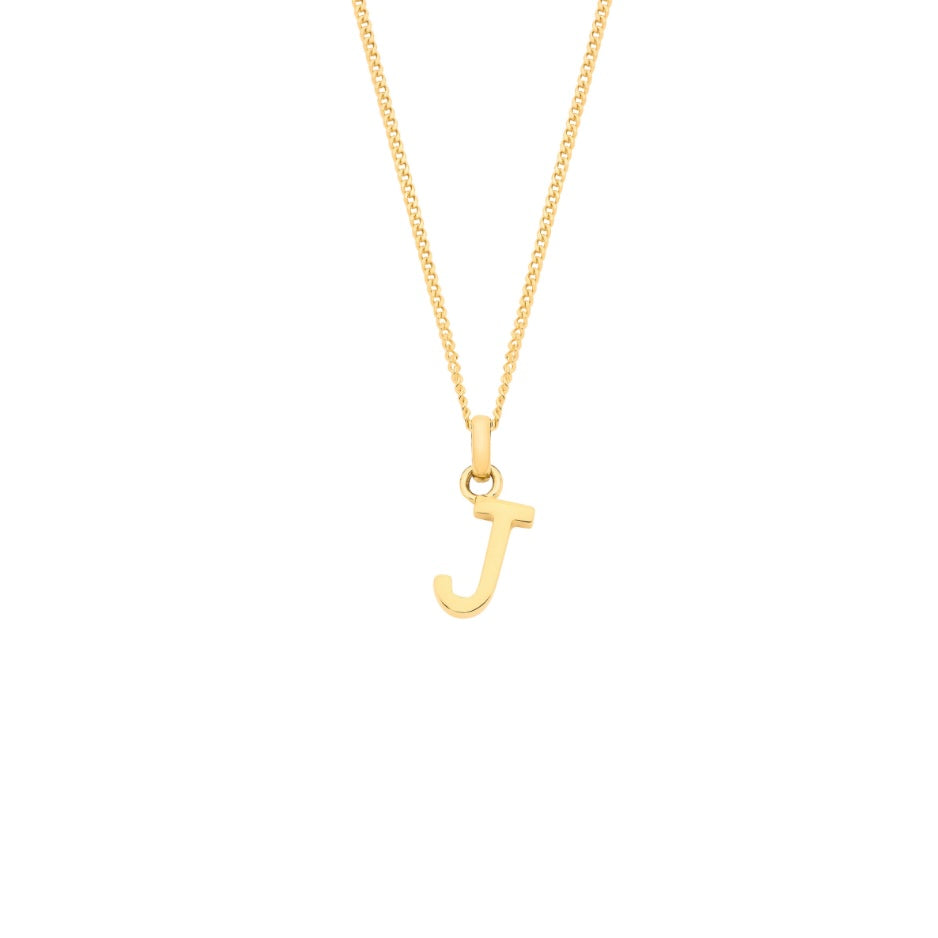 9ct initial necklace