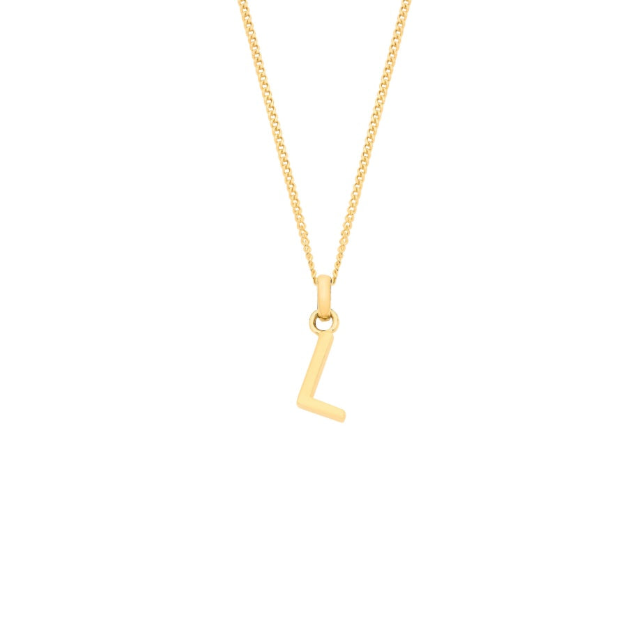 9ct initial necklace