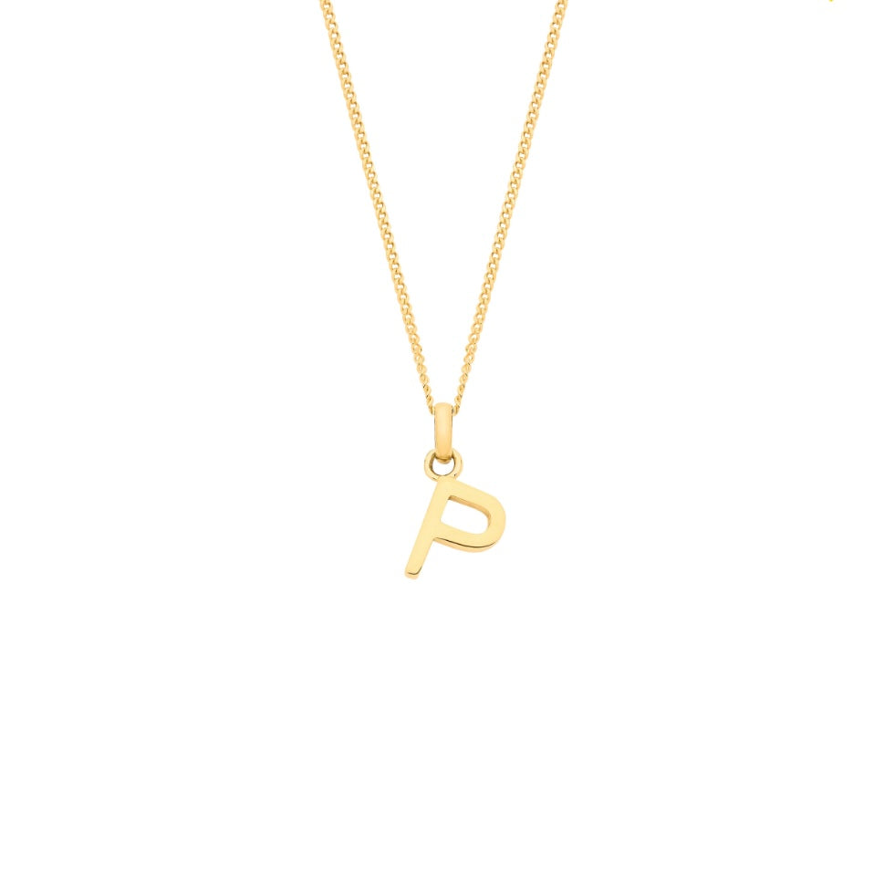 9ct initial necklace