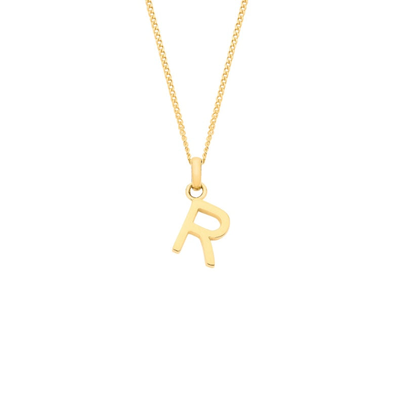9ct initial necklace
