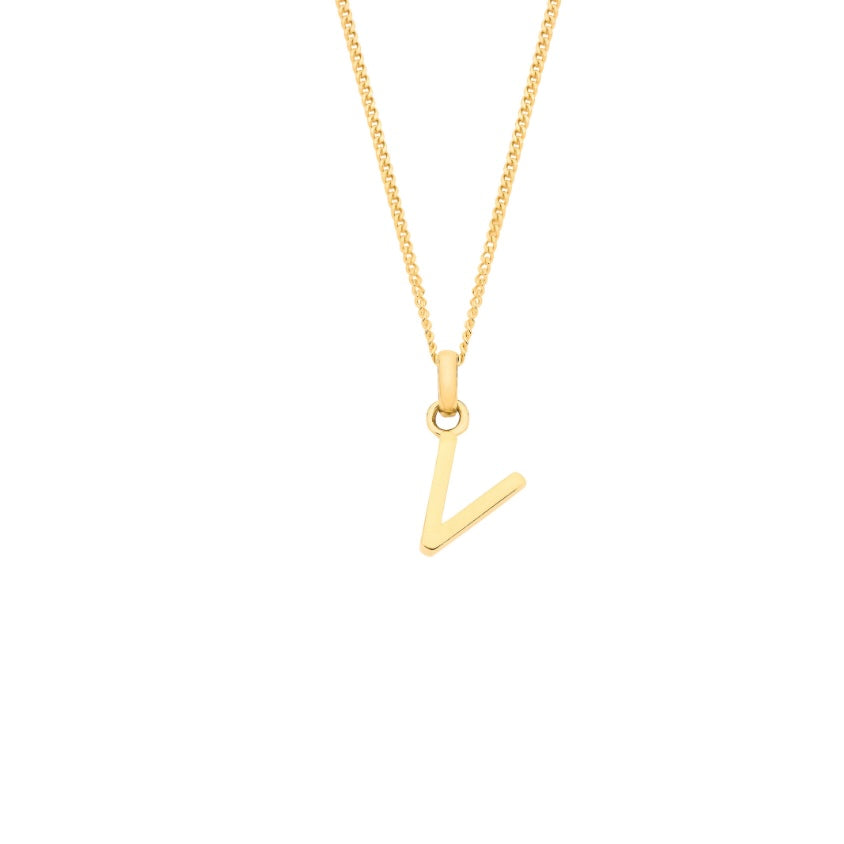 9ct initial necklace
