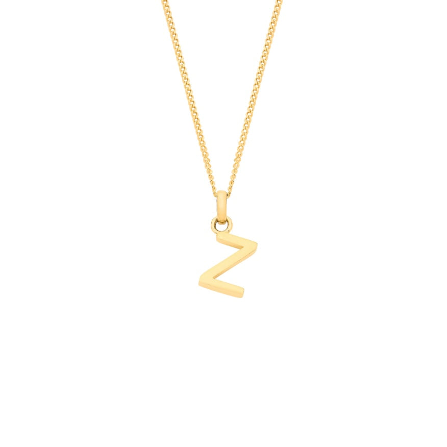 9ct initial necklace